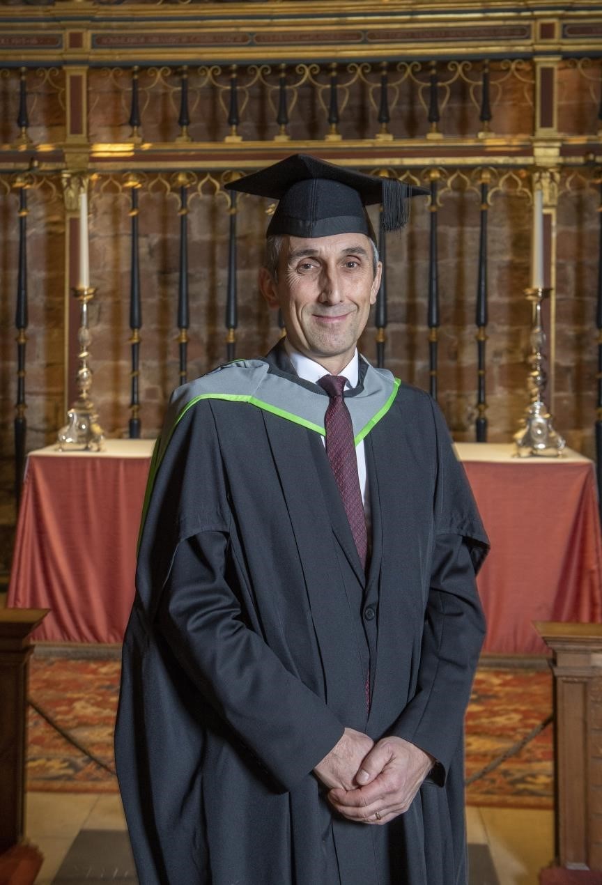 Andy Slattery MSc November 2019 graduation