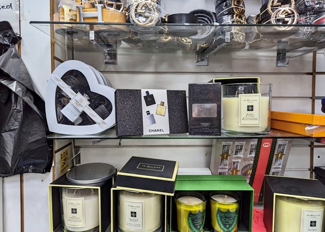 Counterfeit goods raid 13 December 3