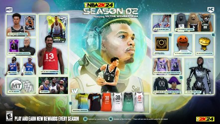 Key Visual Art NBA 2K24 Sales Promo