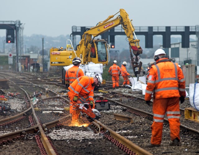 Cardiff Central modernisation work