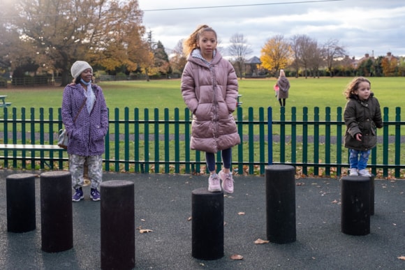 East of England local authorities join forces to help thousands of children: Children in playground