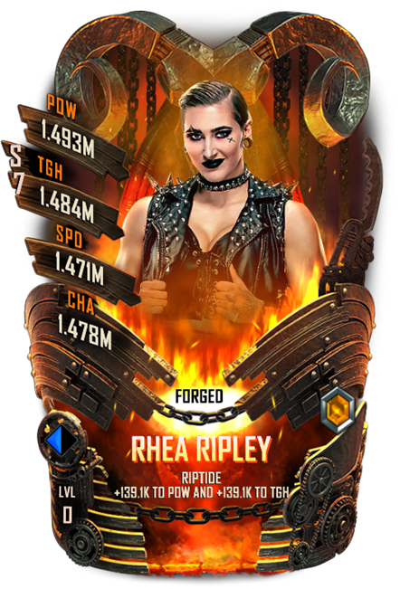 WWE SuperCard Season 7 Forged Tier Rhea Ripley