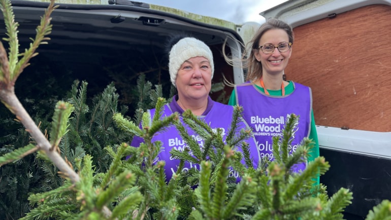 Local Children’s Hospice Bluebell Wood Raises over £46,000 through Recycle Your Christmas Tree campaign