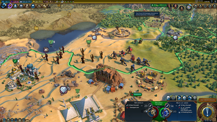 Civilization VI Leader Pass - Screenshots - Saladin Military Flanking