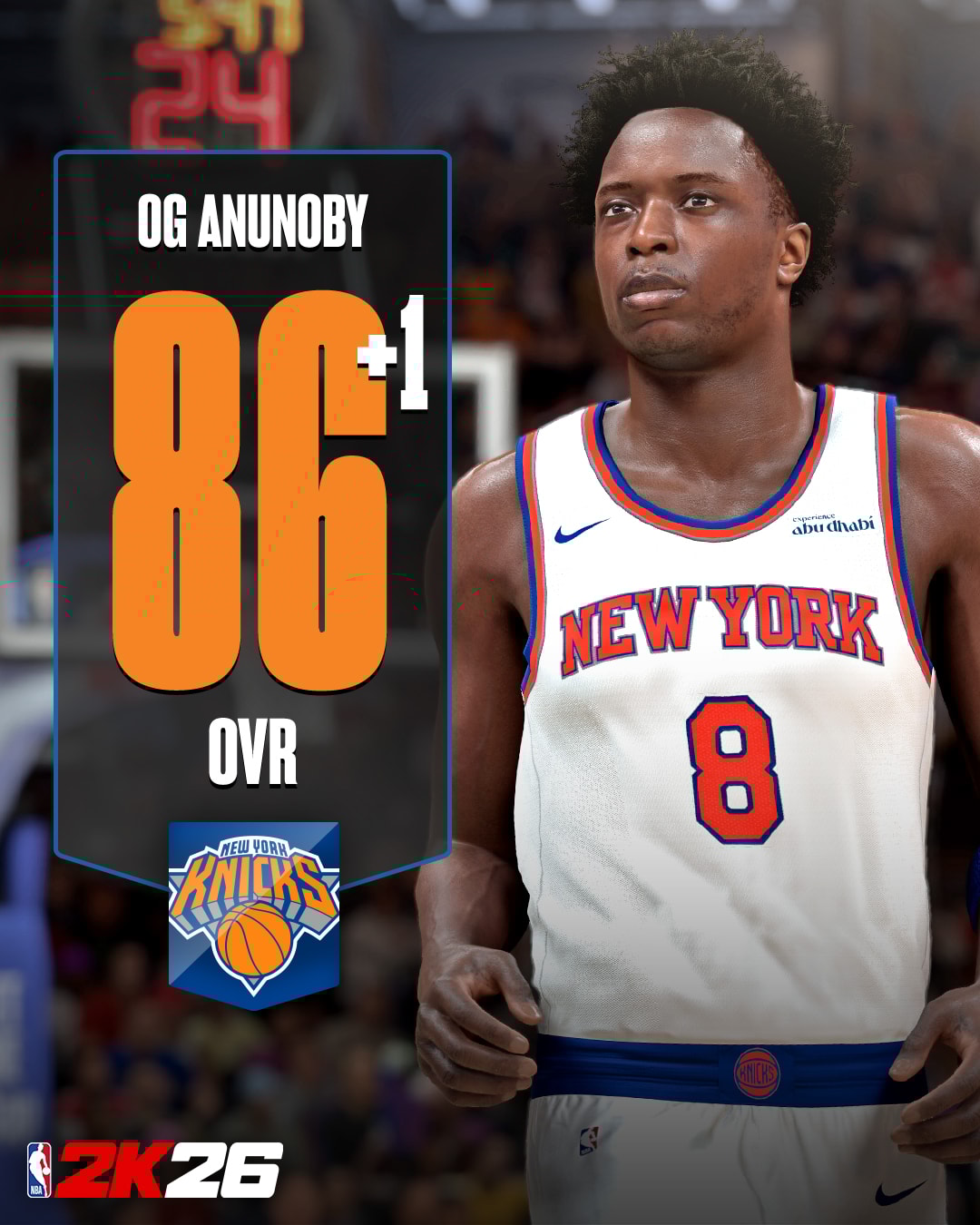 NBA 2K26 Ratings Update 4 - OG Anunoby 2