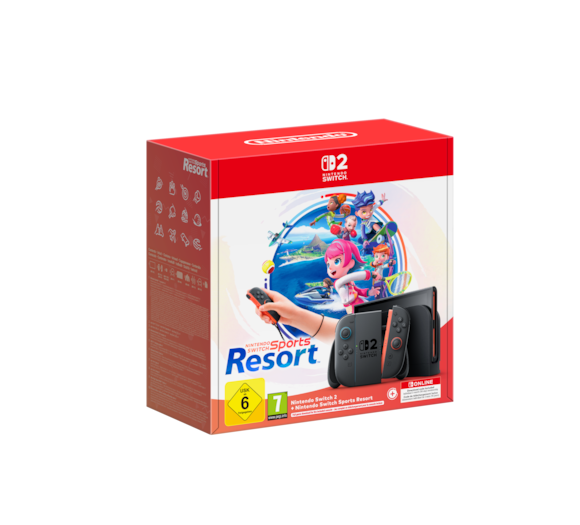 El pack Nintendo Switch 2 + Nintendo Switch Sports Resort se lanza el 22 de octubre: NintendoSwitch2 NintendoSwitchSportsResort NSO-pkg