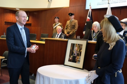 David Bellis receives BEM from Lord-Leiutenant