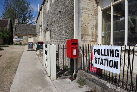 Polling station - Coln St Aldwyns