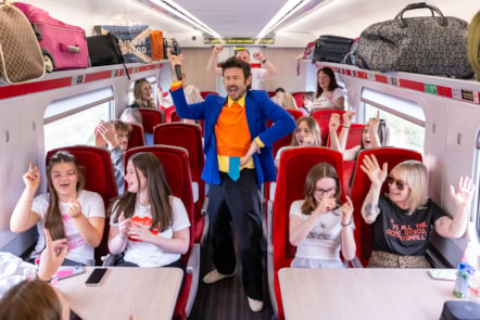 The Harry Styles Show Sean Mac performing onboard LNER Together Together train 1