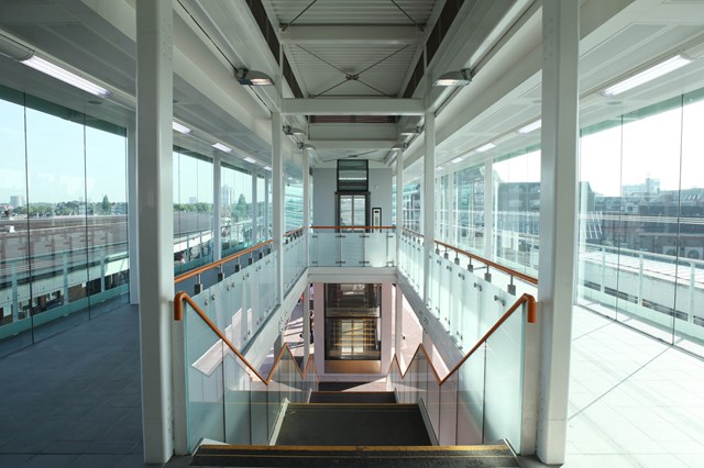 Clapham Junction: New staircase and lift at Clapham Junction station