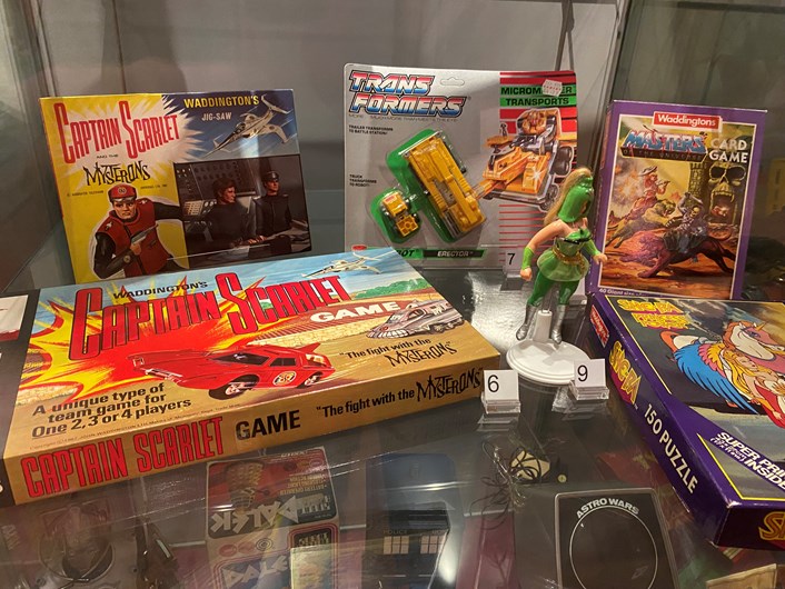 Abbey House toy display: Toys based on TV classics Captain Scarlet, He-Man and She-Ra are part of the display at Abbey House museum.
