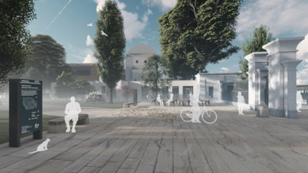 An artist's impression of the new cafe