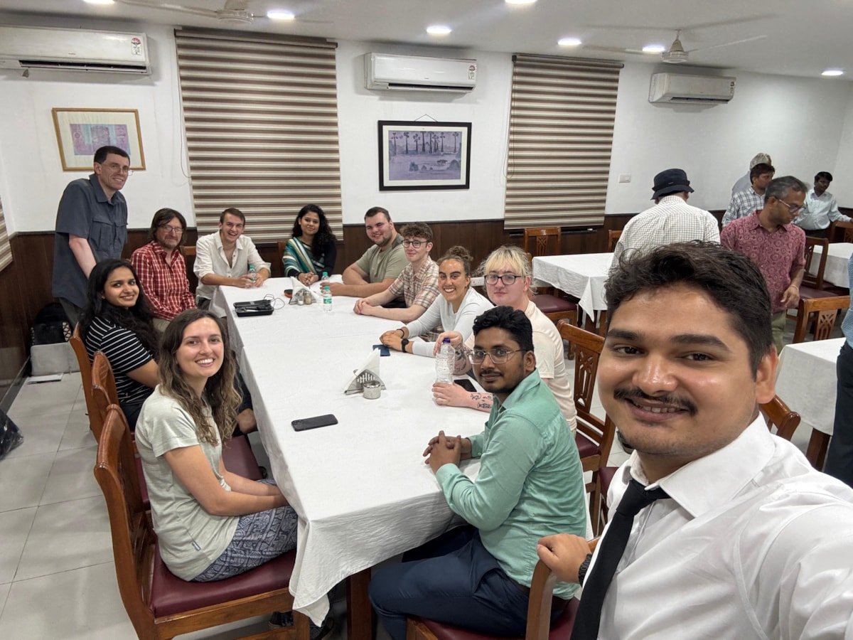 University of Cumbria students and staff with University of Delhi PhD students during their Turing Scheme supported visit to India