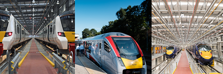 GTR / Greater Anglia / Southeastern train collage