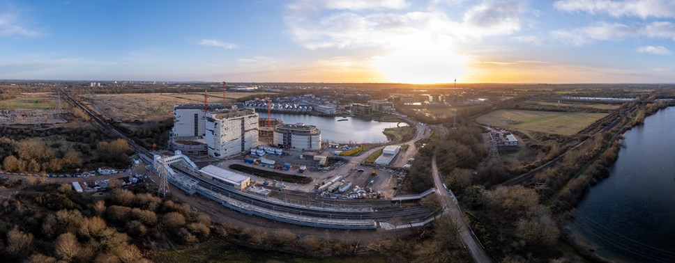 Green Park Station aerial panorama