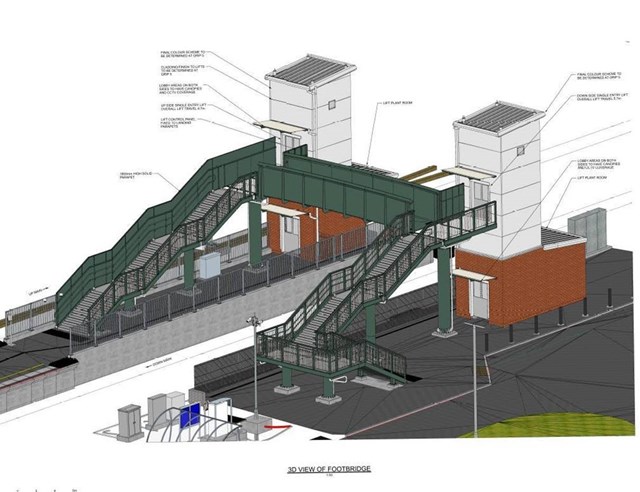 £1million Signed Off To Upgrade Billingham Station Access: Artists impression of new look Billingham Station