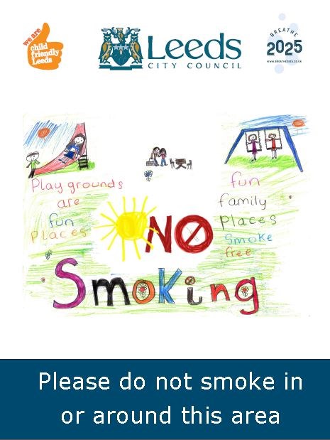 Looking forward to smokefree play areas for Leeds: smokefreesigntweetquality.jpg