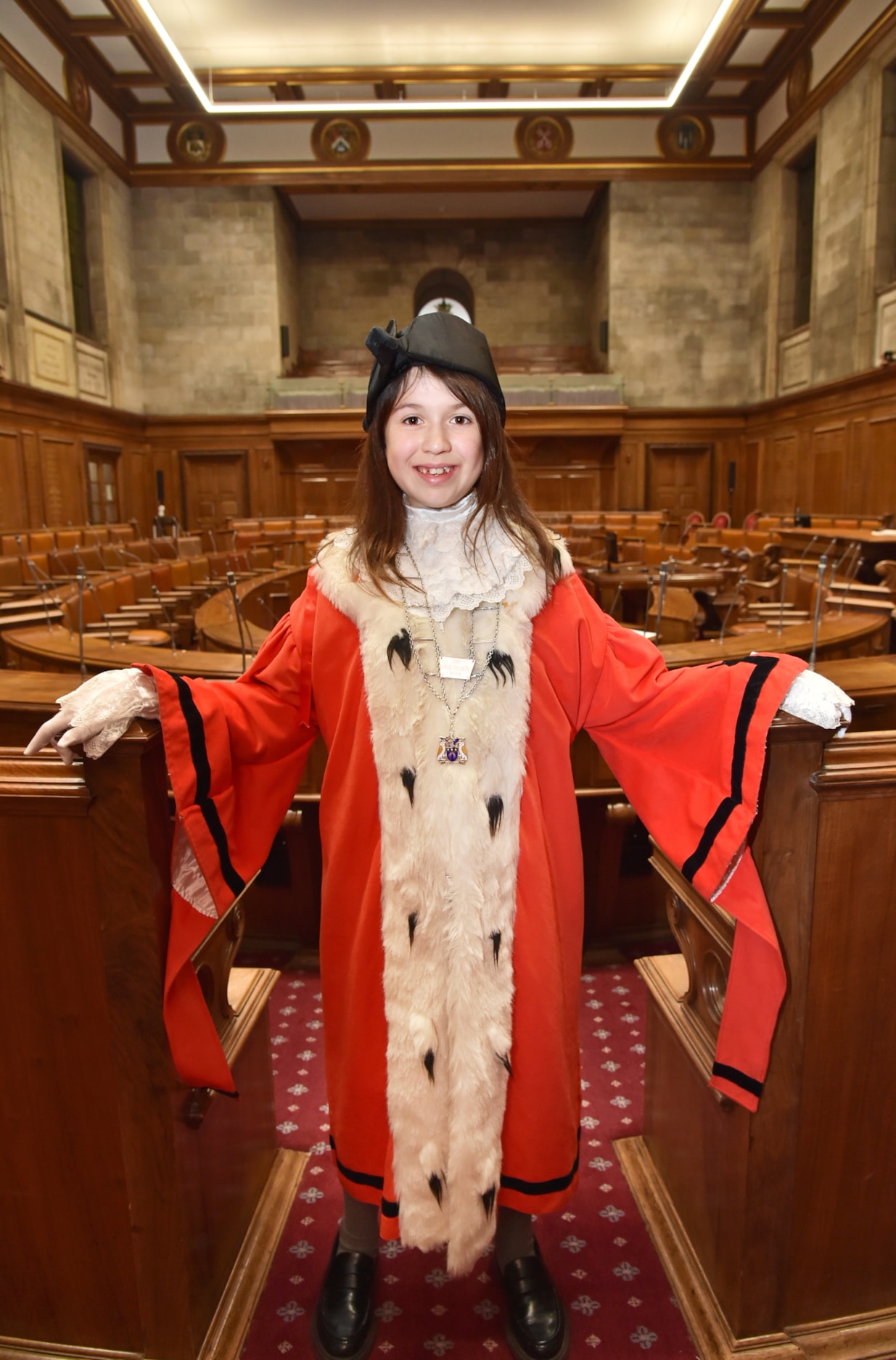 Children's Mayor of Leeds 2: Sienna Silva-Farber, 10,  has been elected as the new Children’s Mayor of Leeds for 2025-2026. Picture credit: Graham Fotherby