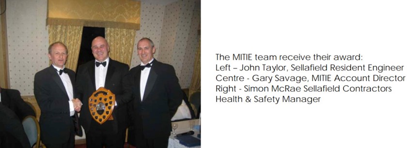 MITIE wins prestigious health and safety award at Sellafield