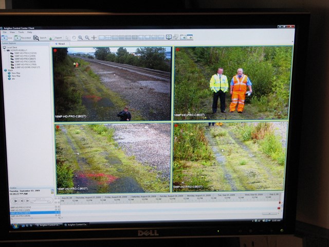 Screen showing high definition CCTV images_002