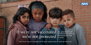 Childhood immunisations campaign poster: IMAGE IS FOR PRINT AND BROADCAST NEWS USE ONLY, USE ONLY FROM 29 FEBRUARY 2024 TO 29 SEPTEMBER 2024, NO ARCHIVE, NO ONLINE USE: IMAGE IS FOR PRINT AND BROADCAST NEWS USE ONLY, USE ONLY FROM 29 FEBRUARY 2024 TO 29 SEPTEMBER 2024, NO ARCHIVE, NO ONLINE USE