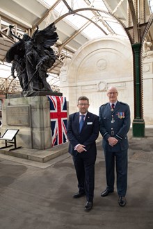 Armed Forces Covenant signing - Steve White SE MD and Air Marshal Matt Wiles