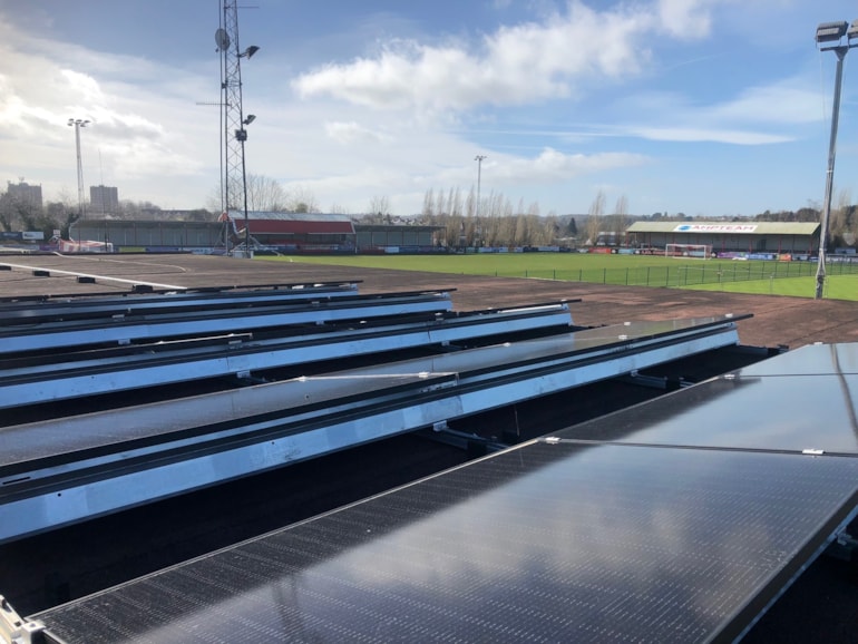 Stourbridge FC receives energy upgrades as part of national programme to protect grassroots football