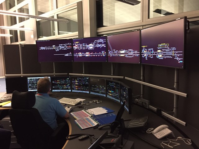New workstations at East Kent signalling centre, Gillingham