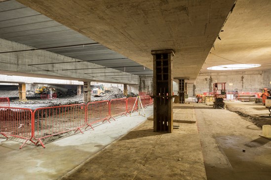 Construction progress at HS2's Old Oak Common Station 11