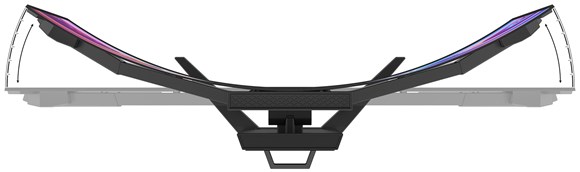 CORSAIR XENEON FLEX 45WQHD240 OLED Gaming Monitor con pantalla FLEXIBLE