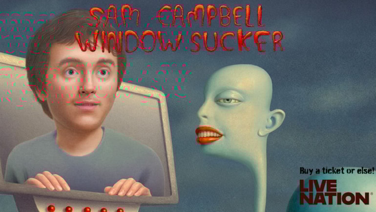 Sam Campbell announces new show 'Window Sucker' touring around Australia in October and November!