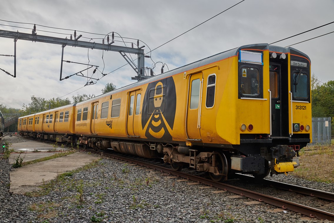 Network Rail’s train testing site achieves major milestone as part of digital railway programme: Network Rail class 313 test train at RIDC, photo credit - Alstom
