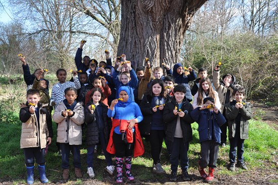 Pupils from Old Oak Primary School visiting HS2 worksite at Wormwood Scrubs: Tags: Tunneling, Community Engagement, Wormwood Scrubs, London, School. Future Engineers