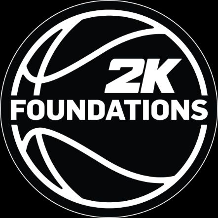 2K Foundations Logo White Sticker