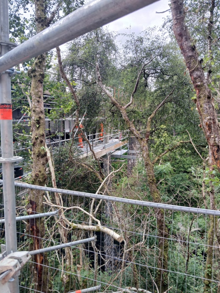 Awe viaduct prep works