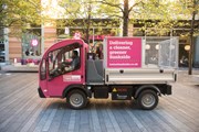 TfL Image - Better Bankside Pink Vehicle