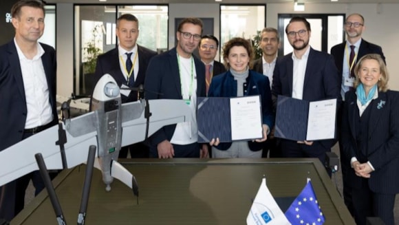 Quantum Systems Secures New European Financing Package to Scale the Future of Unmanned Technologies: 20260212EIBMunich-QuantumSystemsC00A8924