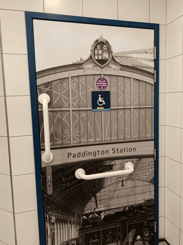 London Paddington is the first Network Rail station to have a stoma friendly toilet