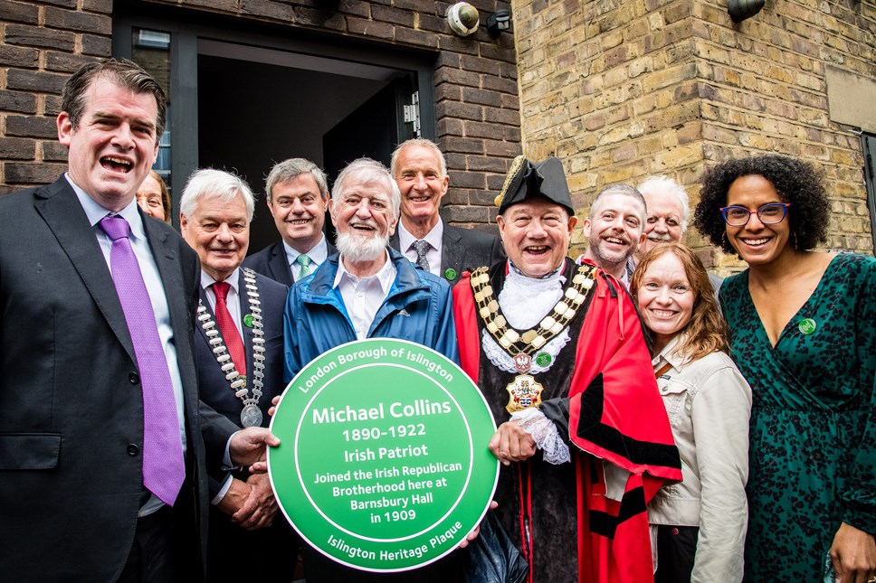 Michael Collins plaque unveiling event