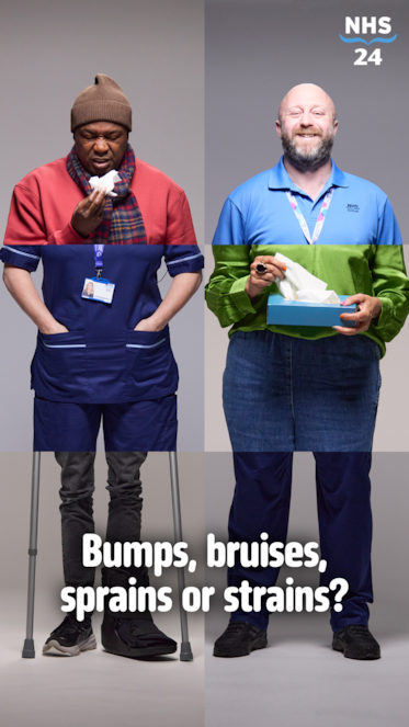 9x16 - Strains and Sprains - Static Social - NHS 24 PBP - Dec 2025