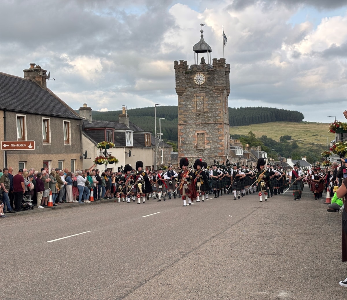 Dufftown Highland Games illustrating tourism in Moray and Speyside.