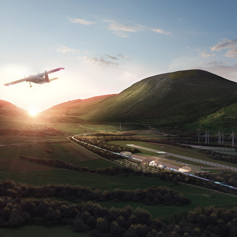 Siemens and Protium collaborate to create green hydrogen infrastructure for aircraft: Hydrogen Aviation Rendering 1MB