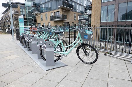 photo - E-bikes at Brighton station