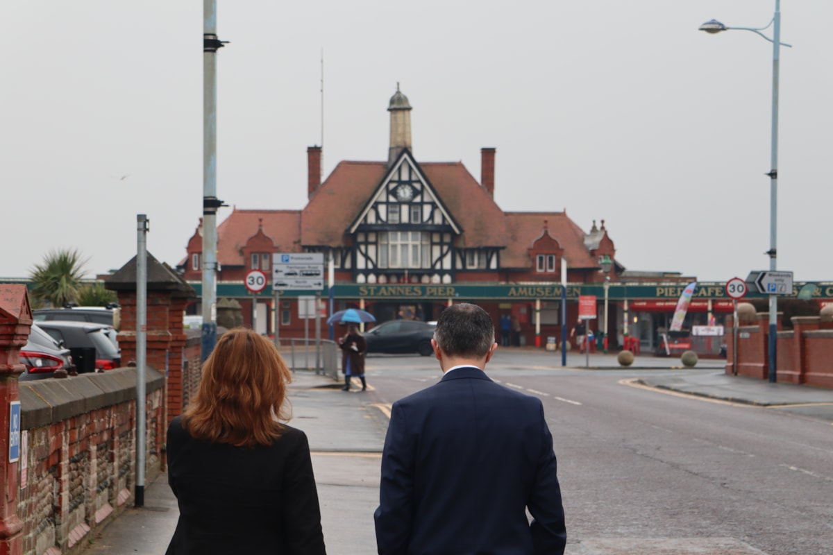 Councillor Aidy Riggott and Councillor Karen Buckley enjoyed a tour of key areas in the project (2)