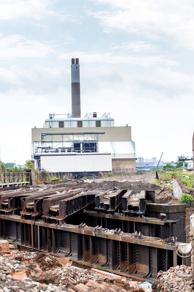 Thameslink (4 of 17): Demolition begins for the Bermondsey Dive Under - this track once carried Thameslink trains towards London Bridge