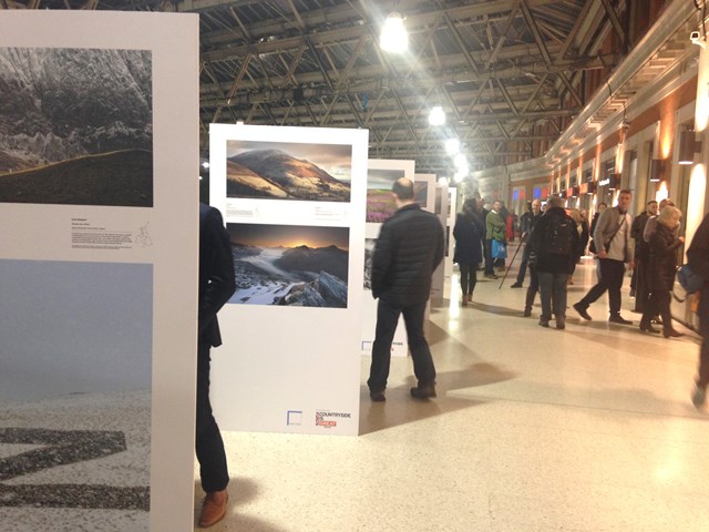 Landscape Photographer of the Year exhibition at London Waterloo station