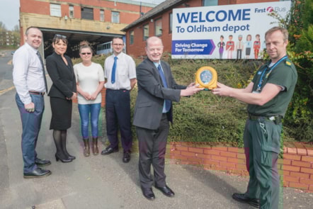 David McNally from NWAS with Adrian Worsfold and (rear) First Aid team members Paul Brown, Nicky Petschauer, Maz Wright and Michael Bromley3