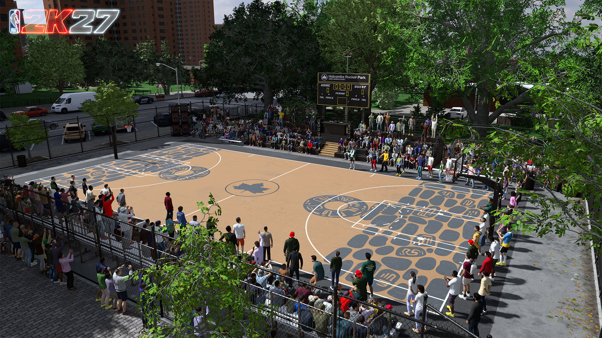 Holcombe Rucker Park recreated in NBA 2K27