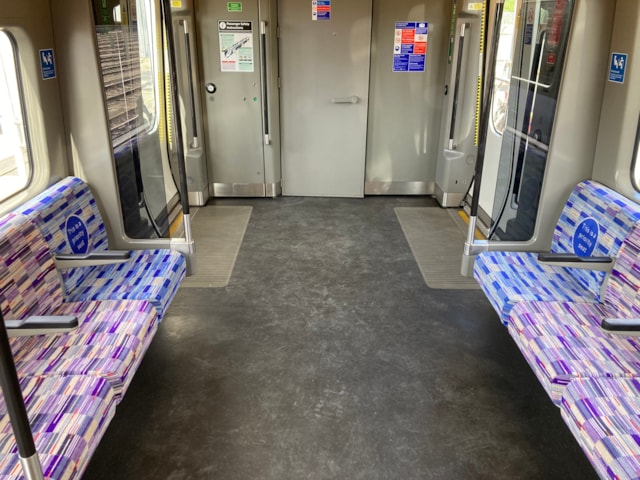 TfL Image - Priority seating moquette 2