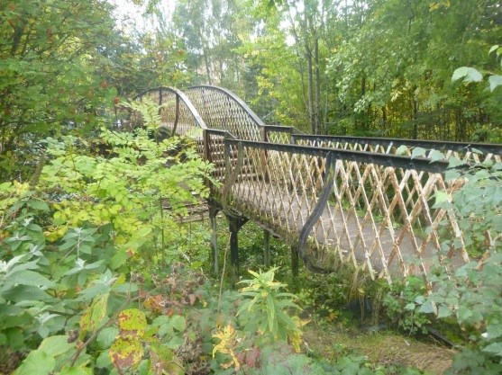 Strathbungo footbridge before